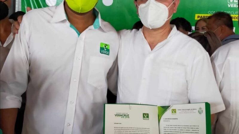 PARTIDO VERDE NOMBRA A JUAN SÁNCHEZ CANDIDATO A LA ALCALDÍA