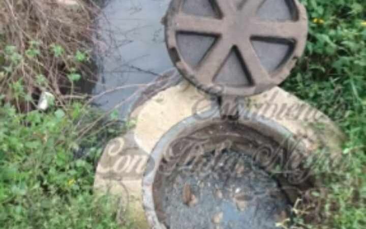 ALCALDESA DEJA OBRA DE DRENAJE A MEDIAS