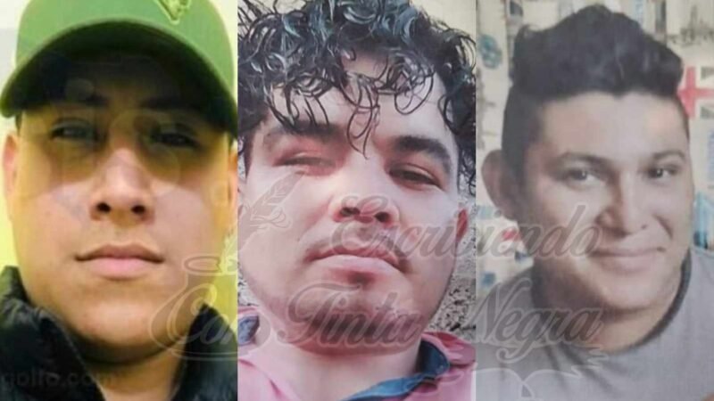 FUERZA CIVIL “DESAPARECE” A TRES