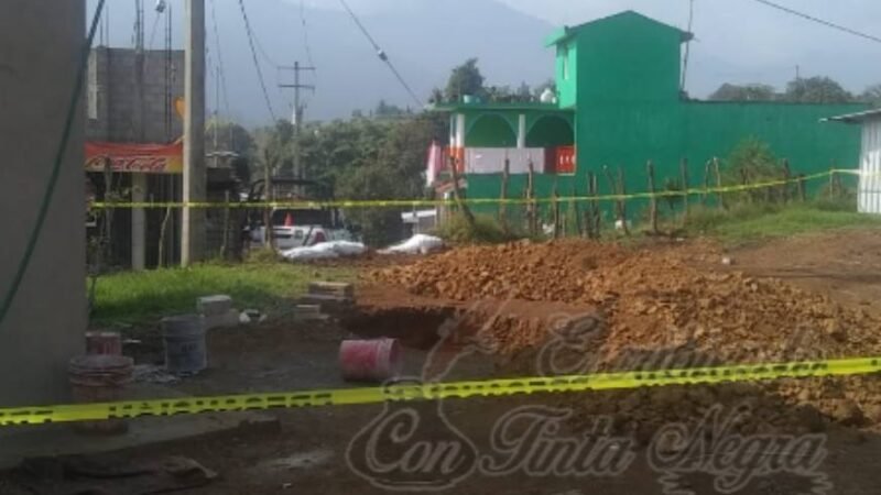 MUERE AL CAER A UNA ZANJA