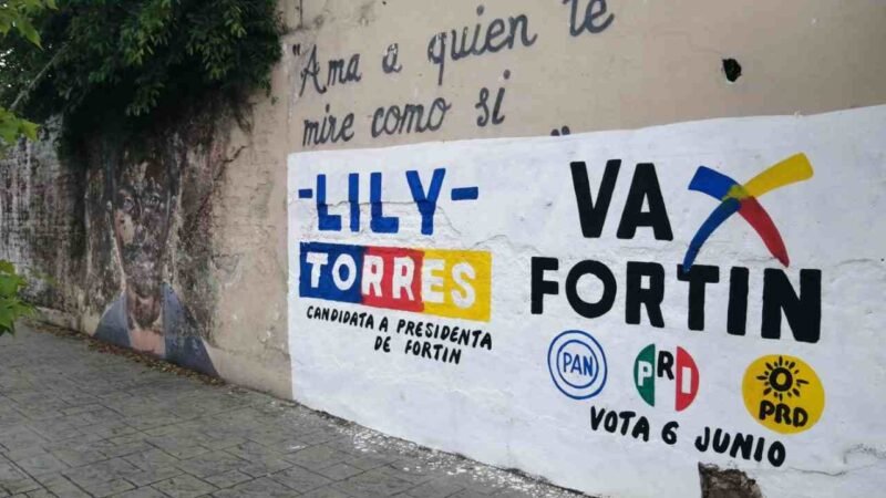 DESTRUYEN MURAL PARA COLOCAR PROPAGANDA