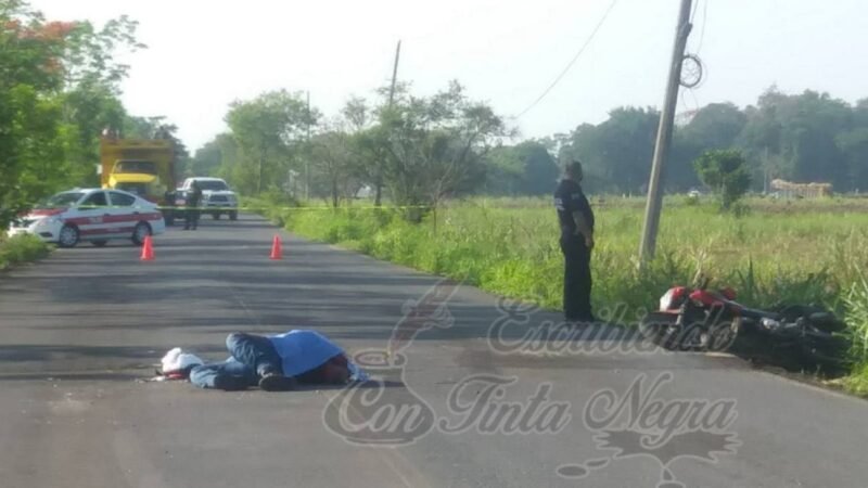 MATA AUTO A MOTOCICLISTA DE PASO DEL MACHO