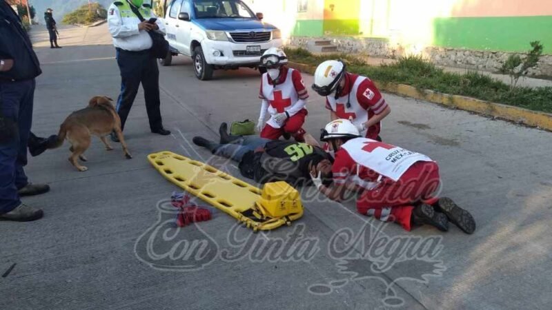 DERRAPA MOTOCICLISTA EN HUATUSCO