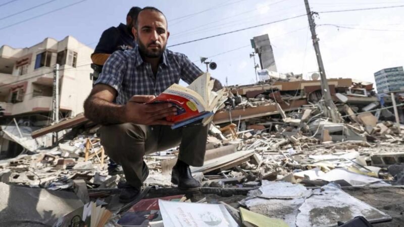EL TEMPLO DE LOS LIBROS, REDUCIDO A ESCOMBROS EN GAZA