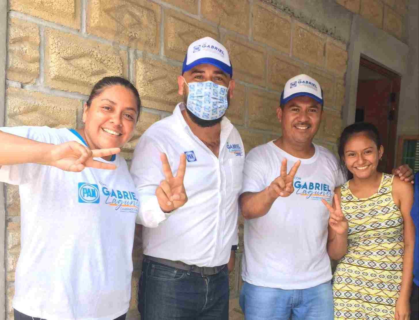GABRIEL LAGUNES SE DECLARA GANADOR EN LAS ENCUESTAS