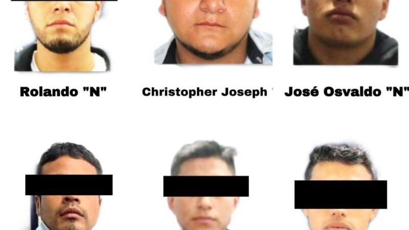 CAPTURAN A 6 TRAS BALACERA