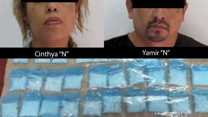 DETIENEN A PAREJA CON DROGA EN FORTÍN