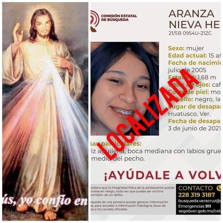 LOCALIZAN A DESAPARECIDA