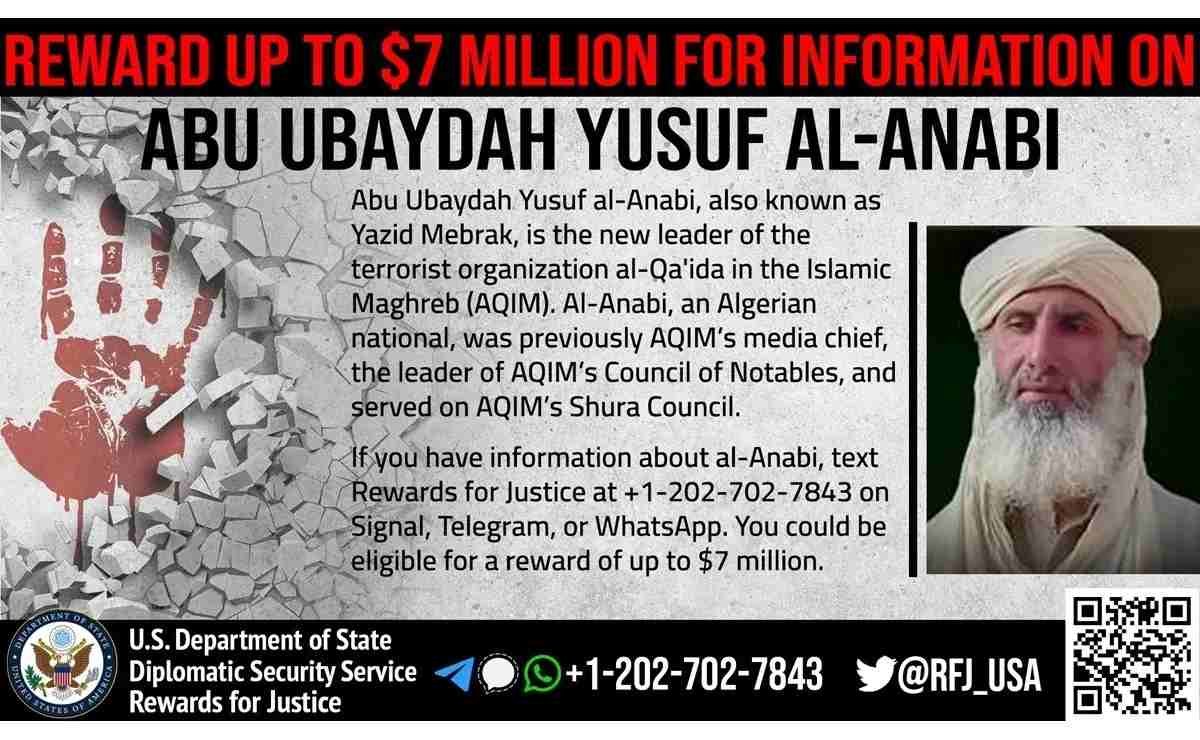 OFRECEN 7 MILLONES DE DÓLARES POR LIDER DE AL QAEDA