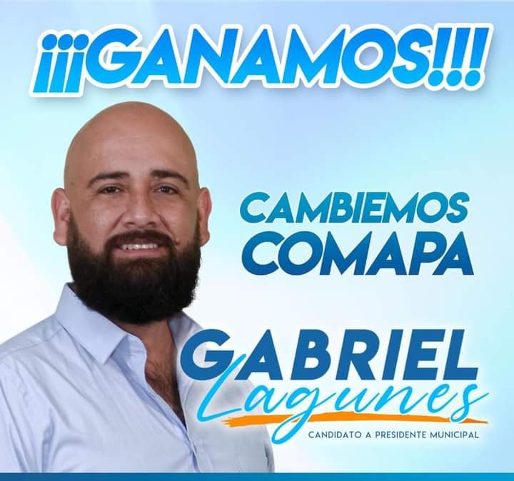 SE DECLARA GANADOR GABRIEL LAGUNES