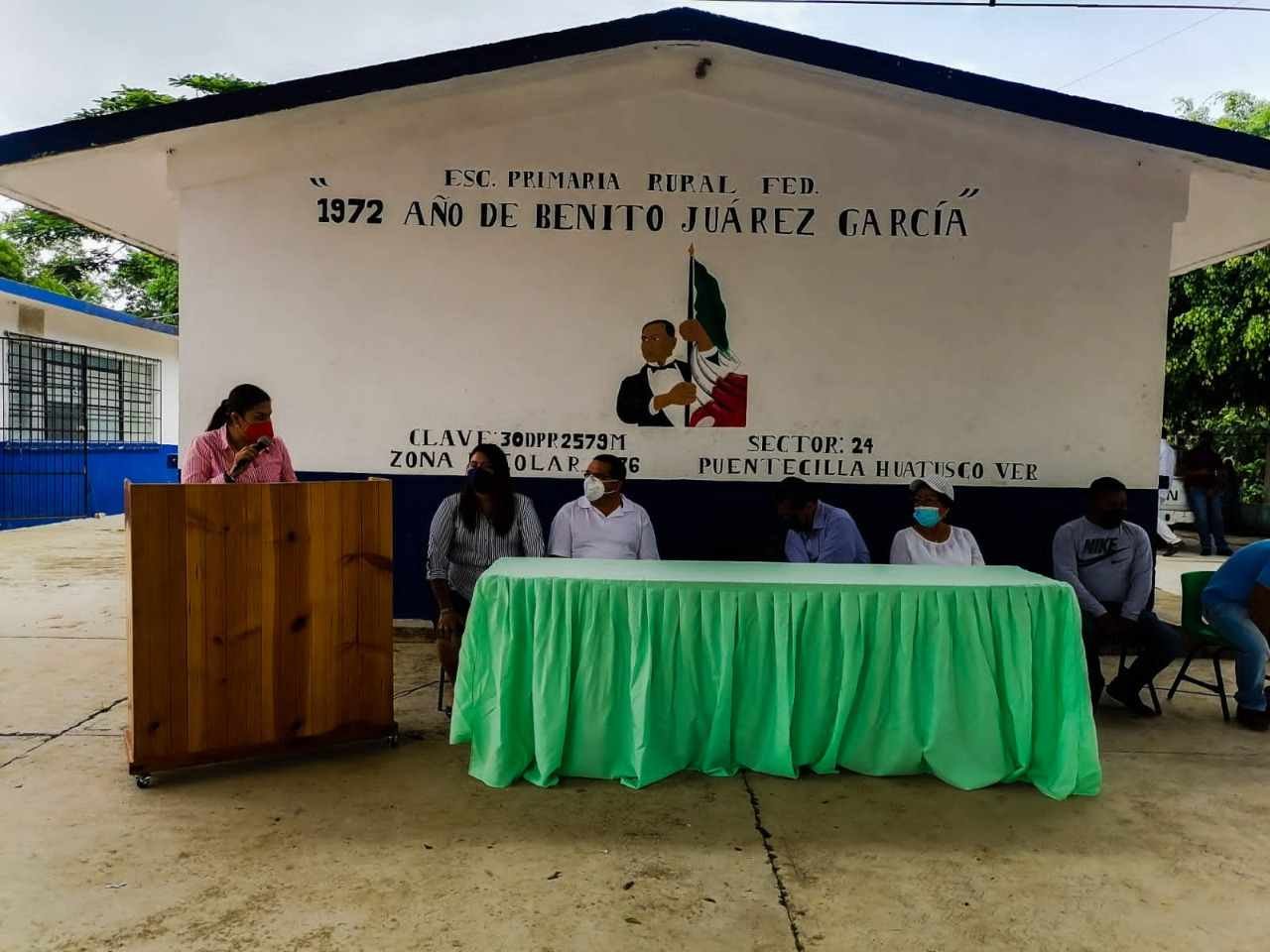 INAUGURAN TECHADO EN PUENTECILLA