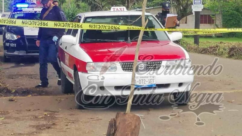 “LEVANTAN” A TAXISTA DE FORTÍN
