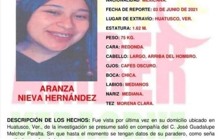 DESAPARECE JOVEN DE HUATUSCO