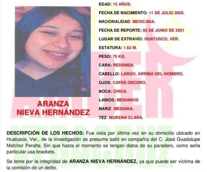 DESAPARECE JOVEN DE HUATUSCO