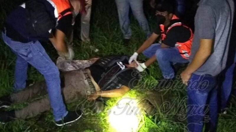 DERRAPA MOTOCICLISTA EN COMAPA