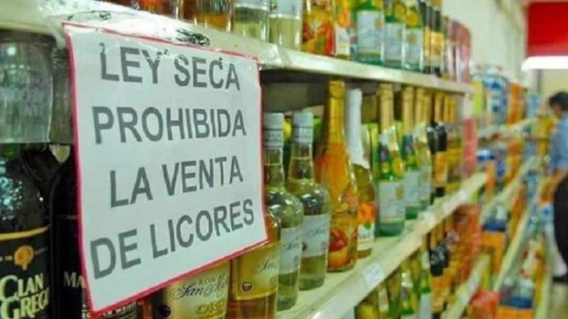 DECRETA GOBERNADOR LEY SECA POR ELECCIONES