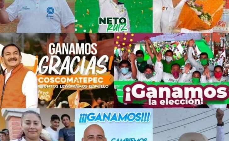 SE CONFIRMAN VICTORIAS EN ZENTLA, TENAMPA, IXHUATLÁN Y CALCAHUALCO