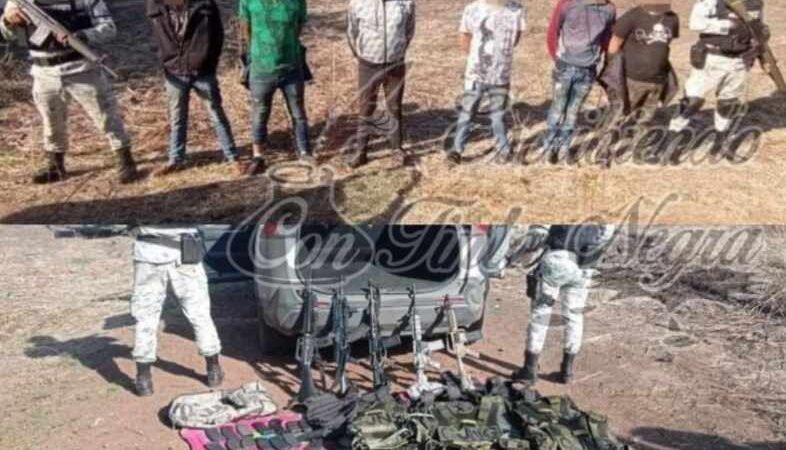 CAPTURAN A 6 DEL CJNG CON ARSENAL