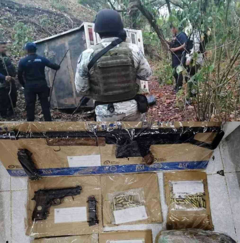 ASEGURA GUARDIA NACIONAL DROGA, ARMAS Y COMBUSTIBLE ROBADO