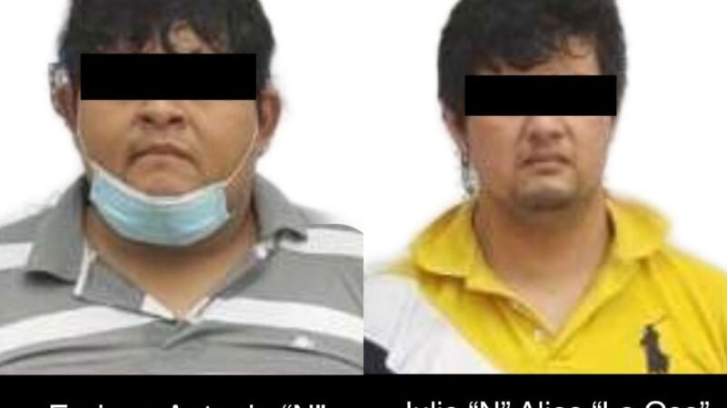 RESCATAN A SECUESTRADA; DETIENEN A 2