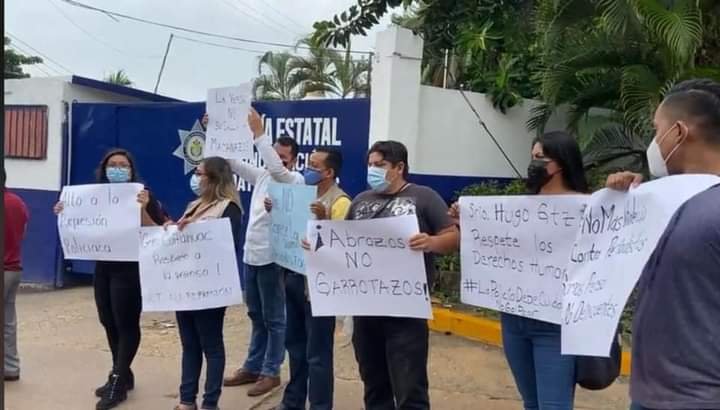 “CONTROLE A SUS ELEMENTOS”; PERIODISTAS A TITULAR DE SSP