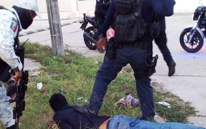 BALACERA EN COATZACOALCOS; DETIENEN A 7