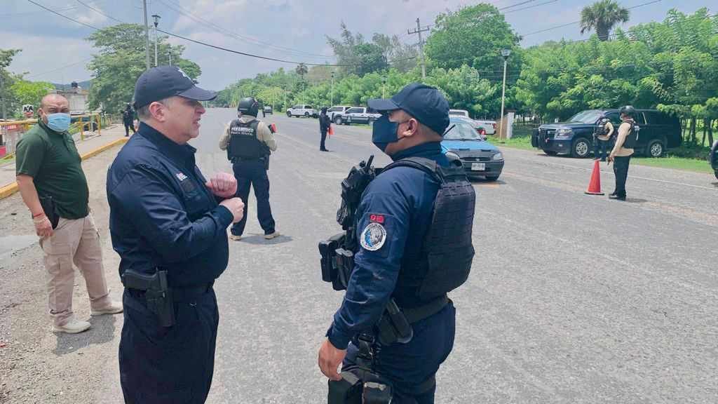 ENCABEZA SECRETARIO DE SEGURIDAD PÚBLICA OPERATIVO DE BLINDAJE