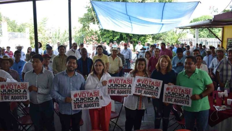 INTENSIFICAN PROMOCIÓN DE CONSULTA DE JUICIO CONTRA EX PRESIDENTES