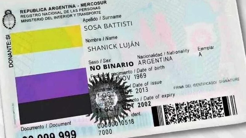 ARGENTINA, PRIMER PAÍS DE LATINOAMÉRICA EN RECONOCER A LAS PERSONAS NO BINARIAS