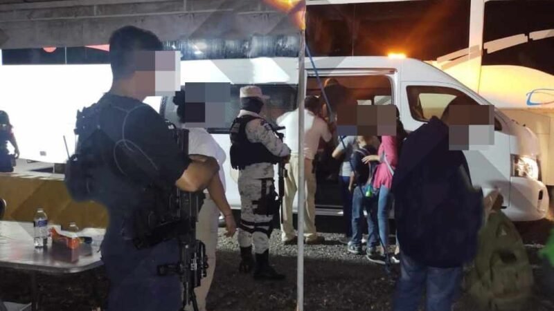 RESGUARDAN A MIGRANTES