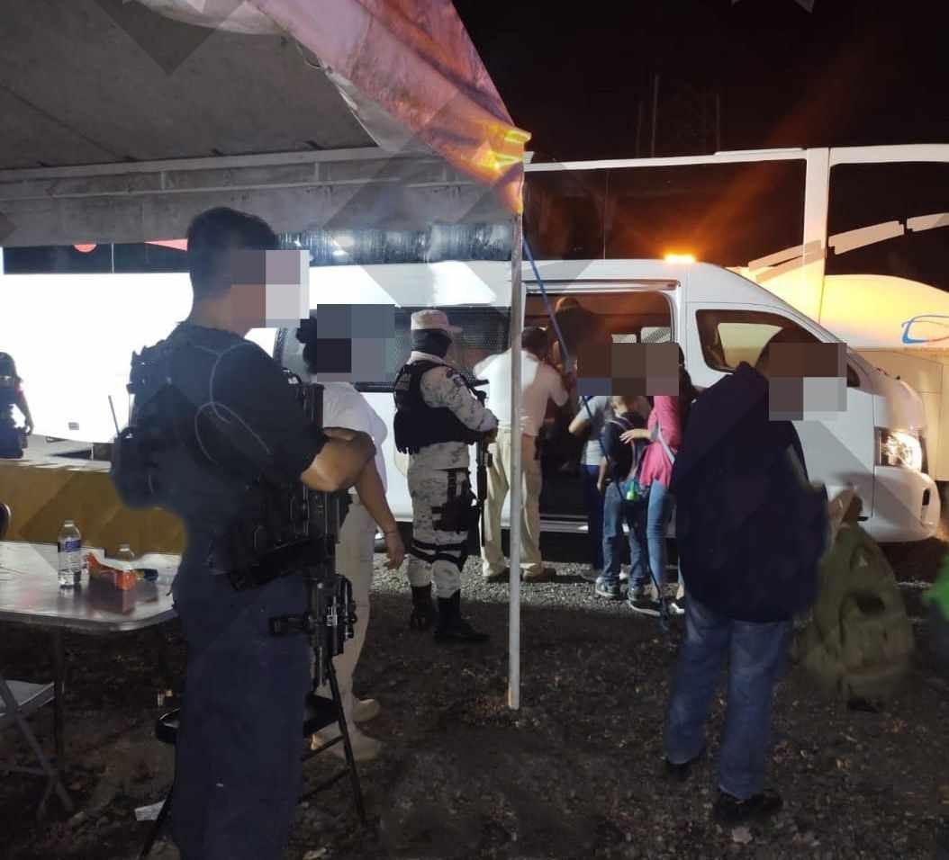 RESGUARDAN A MIGRANTES