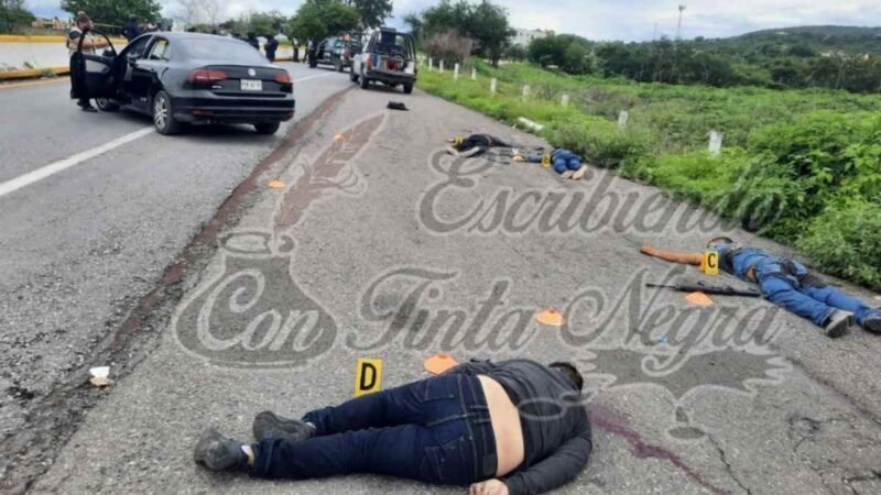 ABATE GUARDIA NACIONAL A 5 PISTOLEROS