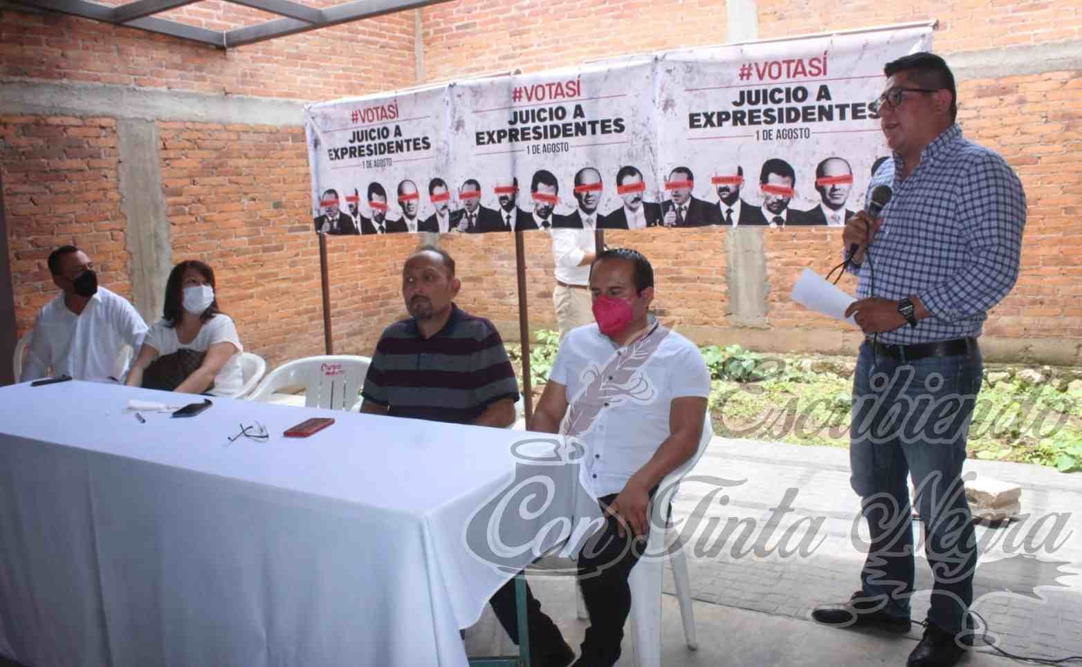 BUSCAN 125 MIL VOTOS EN CONSULTA DE JUICIO CONTRA EX PRESIDENTES