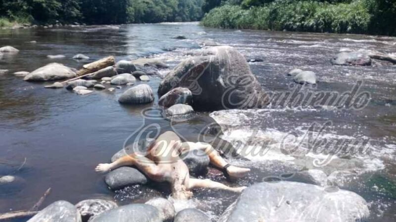 ENCUENTRAN PUTREFACTO EN EL RÍO BLANCO