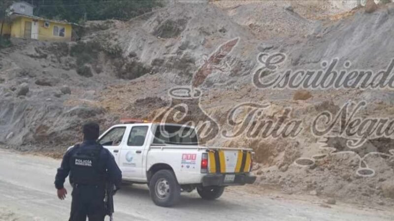 MANTIENEN MONITOREO EN ZONA DE ARENALES DE COSCOMATEPEC