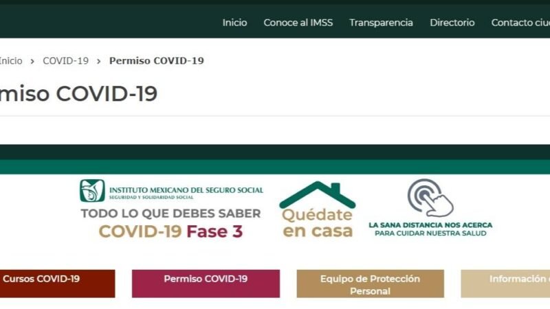 HABILITA IMSS PLATAFORMAS ELECTRÓNICAS PARA TRAMITAR INCAPACIDAD POR COVID-19
