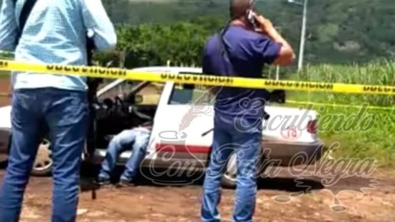 EJECUTAN A TAXISTA DE OMEALCA