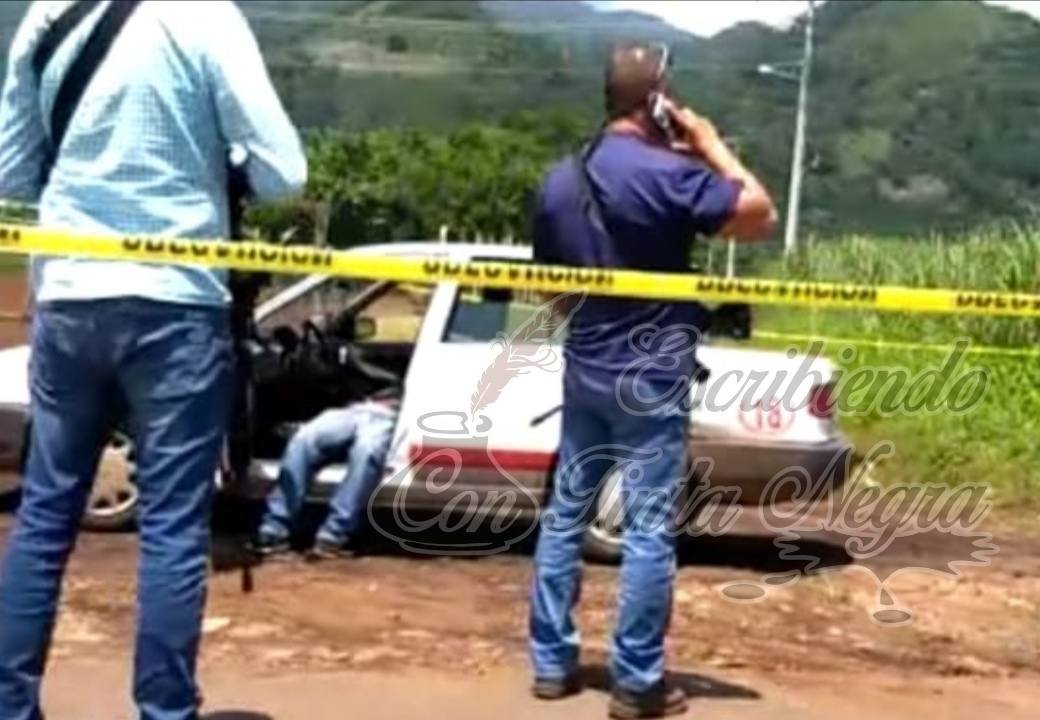 EJECUTAN A TAXISTA DE OMEALCA