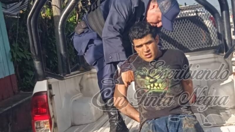 CAPTURAN A LADRÓN EN COSCOMATEPEC