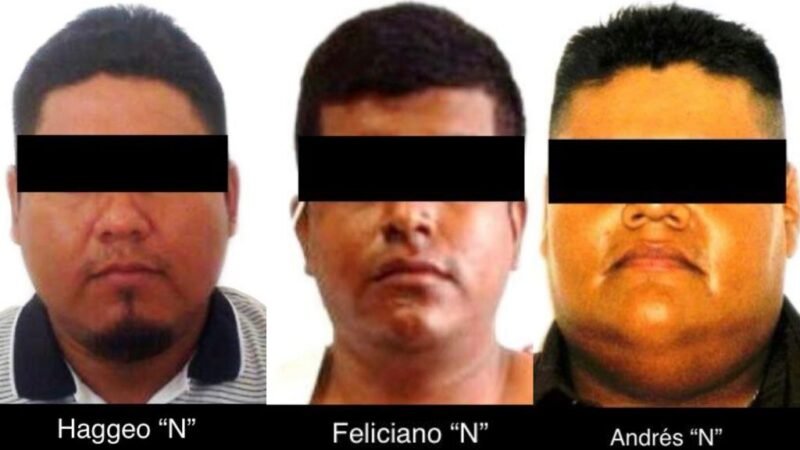CAPTURAN A TRES DEL CJNG POR EJECUCIÓN DE ELEMENTO DE FUERZA CIVIL