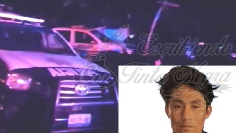 SE LE ESCAPA DETENIDO A LA POLICÍA