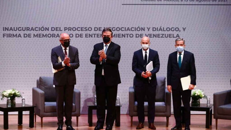 VENEZUELA RETOMARÁ DIÁLOGO EL 3 DE SEPTIEMBRE