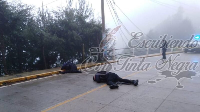 ATACAN A ESTATALES; DOS MUERTOS EL SALDO