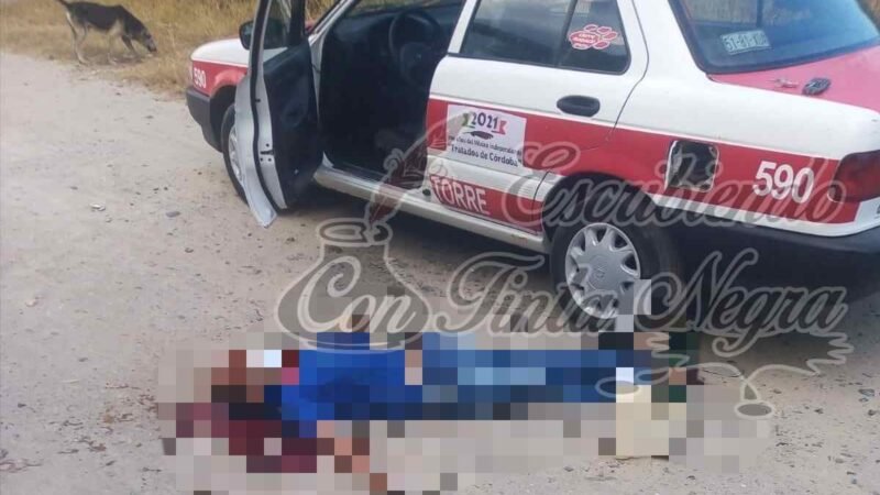 ACRIBILLAN A TAXISTA