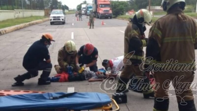 GRAVE, TRAS LANZARSE DE PUENTE