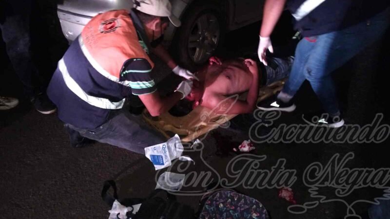 MOTOCICLISTA KAMIKAZE EN COMAPA