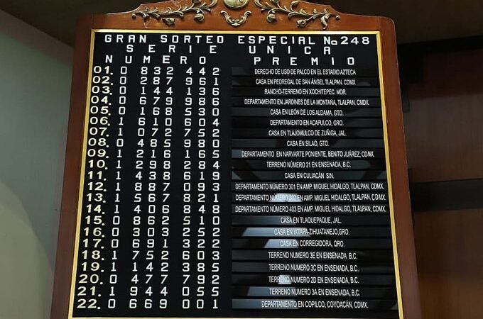 HABITANTE DE CIUDAD DE MÉXICO GANA PALCO EN EL ESTADIO AZTECA EN LA LOTERÍA