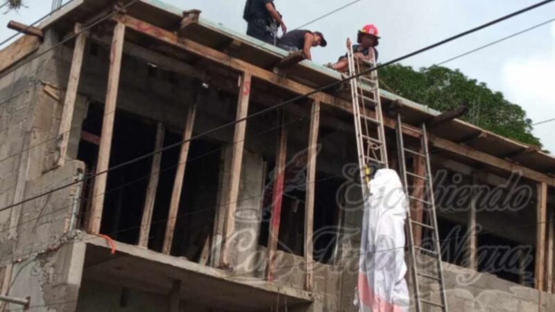 ALBAÑIL MUERE ELECTROCUTADO