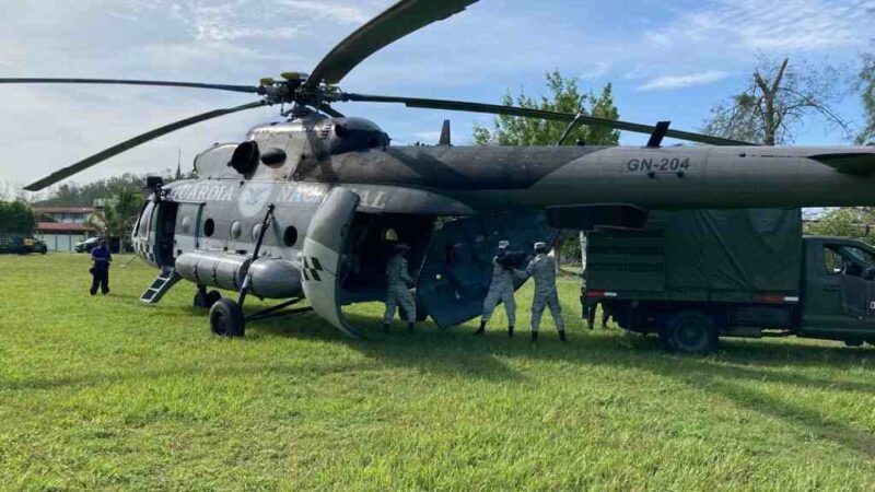 MANTIENE GUARDIA NACIONAL PLAN DE ATENCIÓN A AFECTADOS POR GRACE