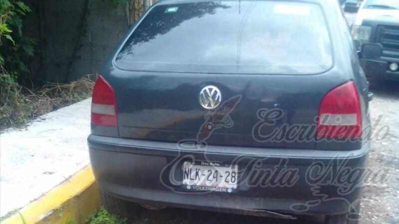 ASEGURAN AUTO EN AMATLÁN